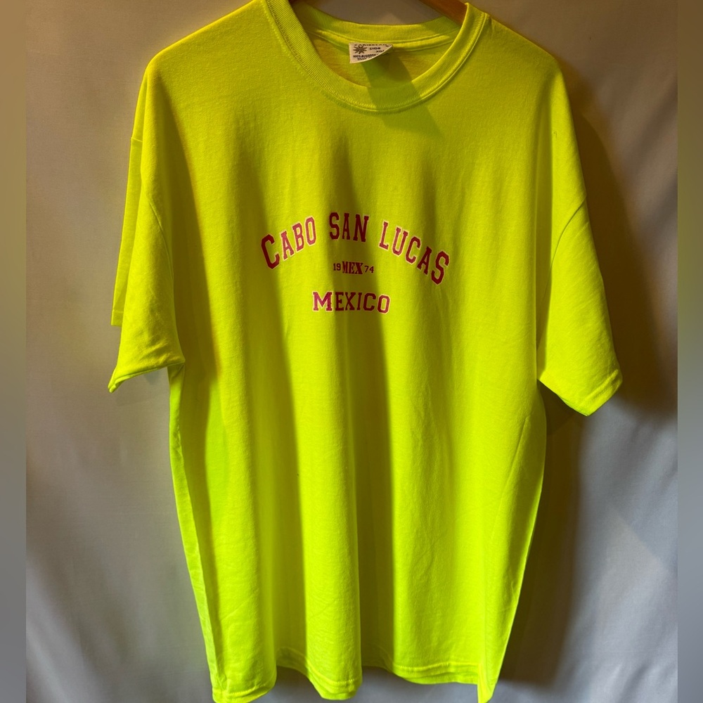 NWOT-Cabo neon yellow t shirt 3/$18